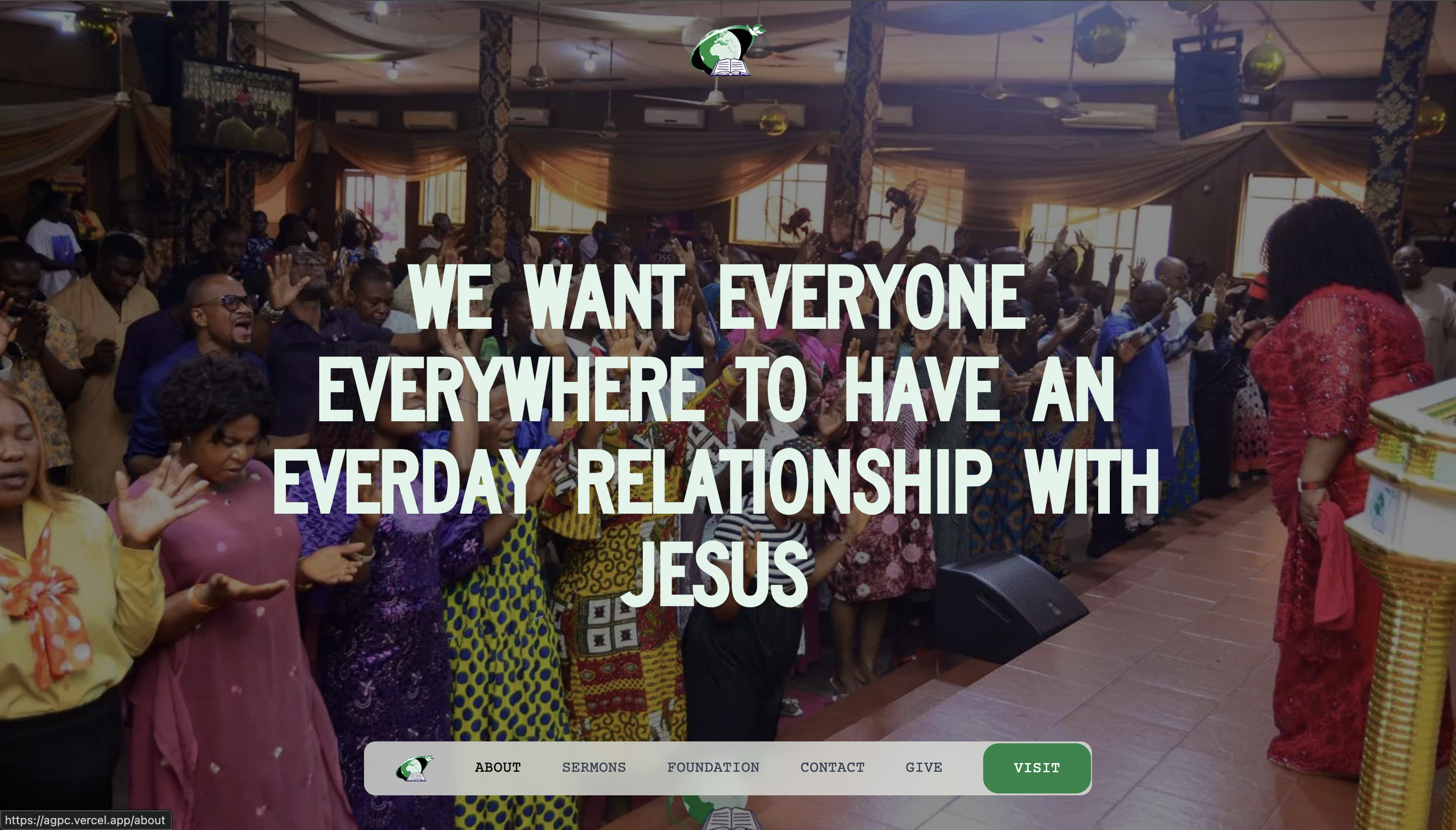 AGPC core website experience 1