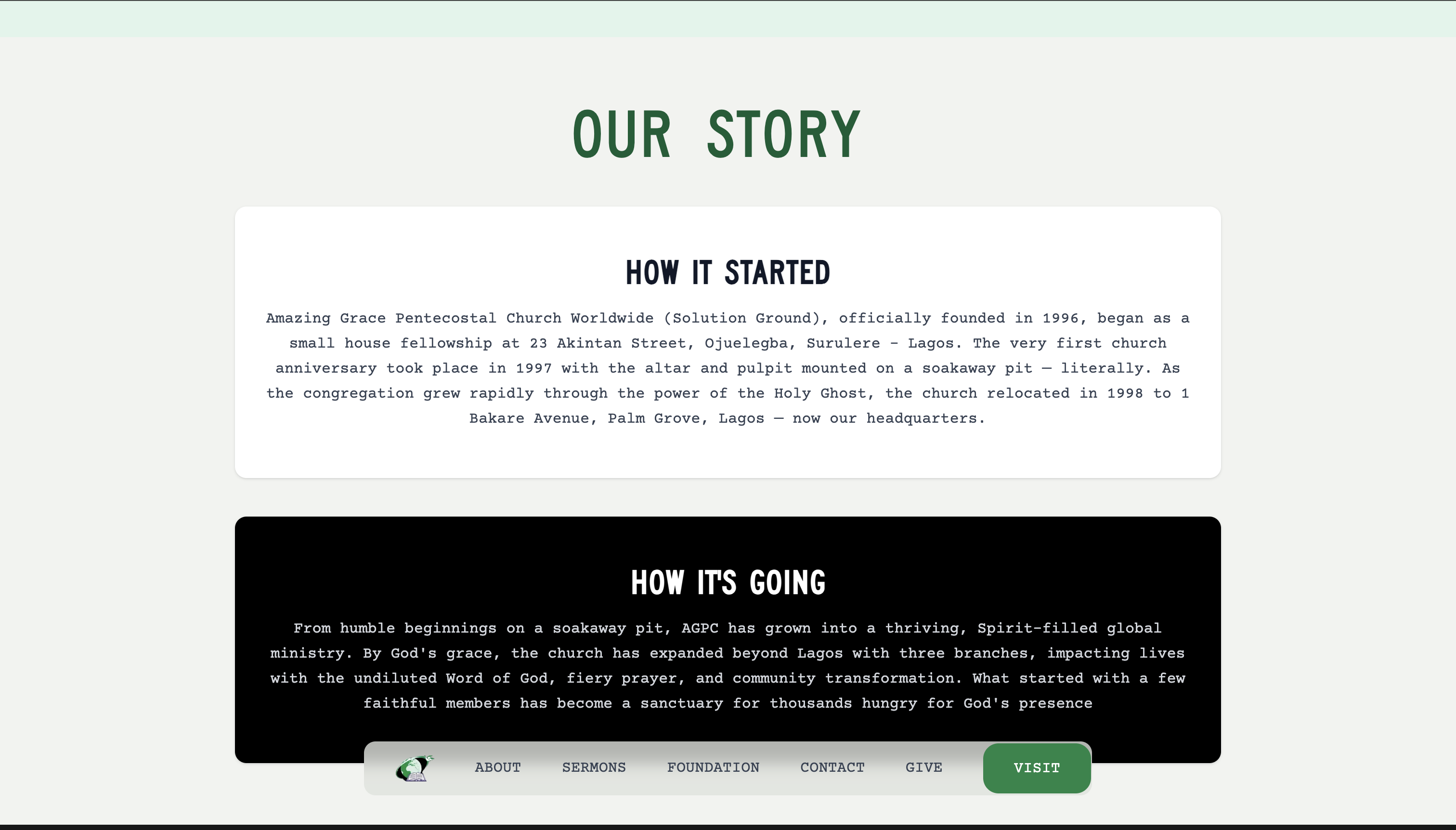 AGPC core website experience 5