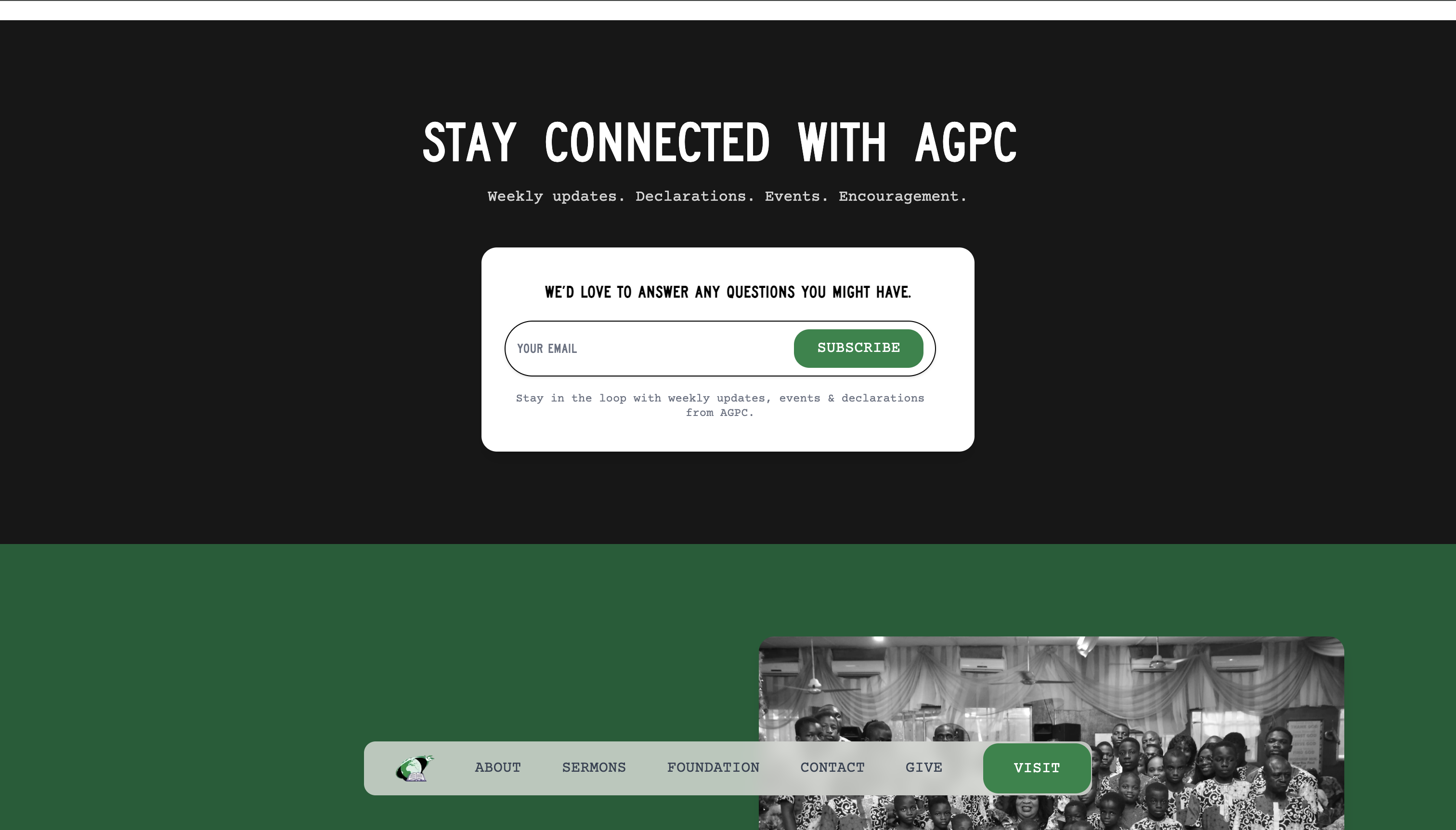 AGPC core website experience 8