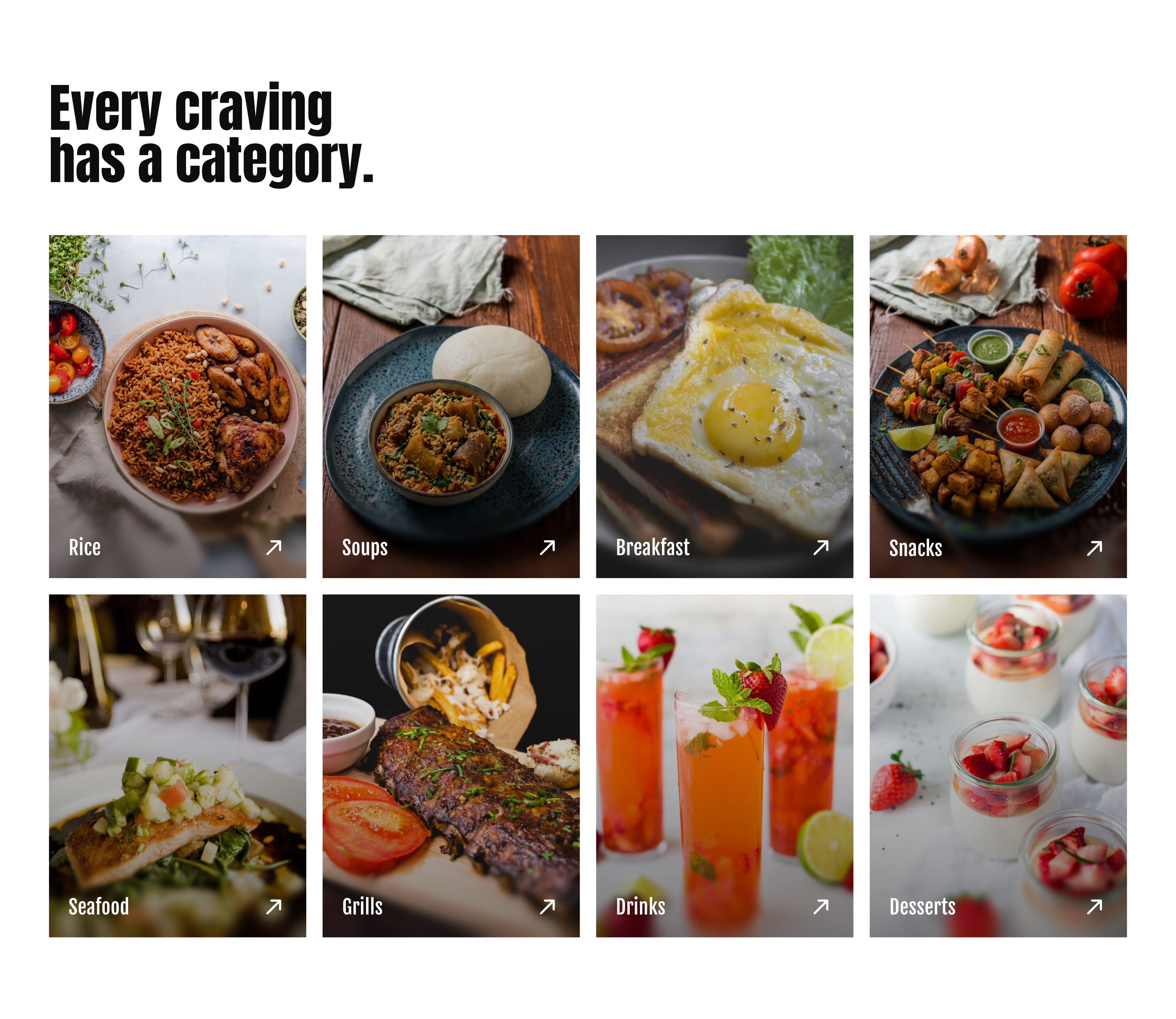 Awoof meal category experience